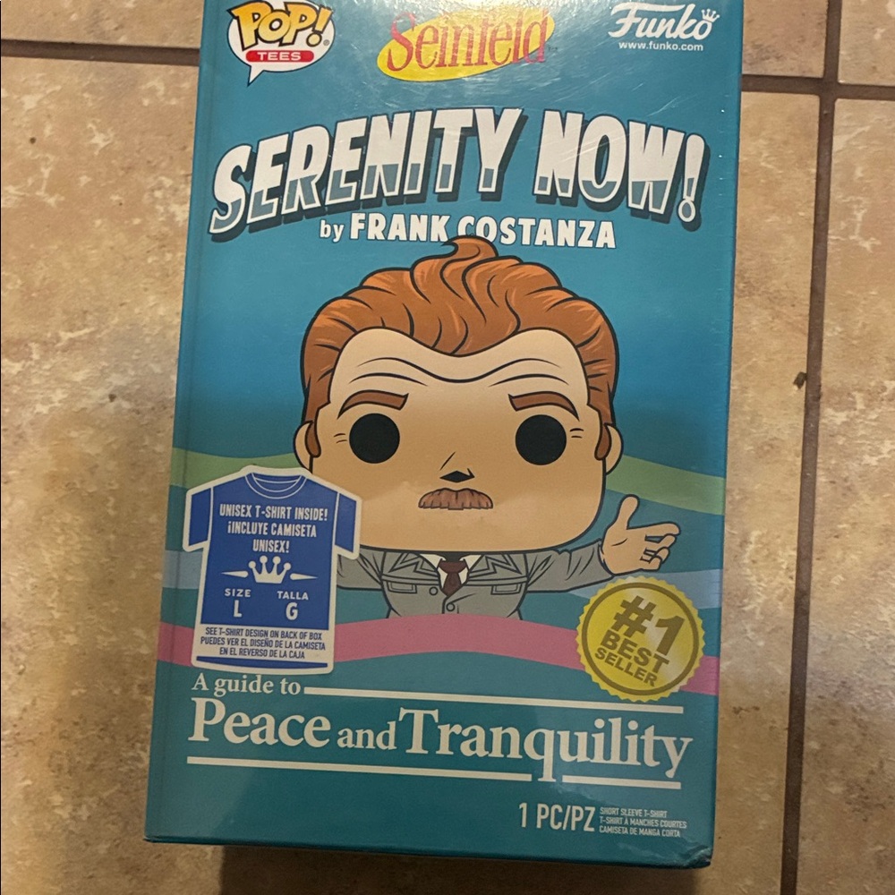 Funko Pop! Tees Serenity Now Blue Box